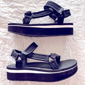 Teva platform sandals